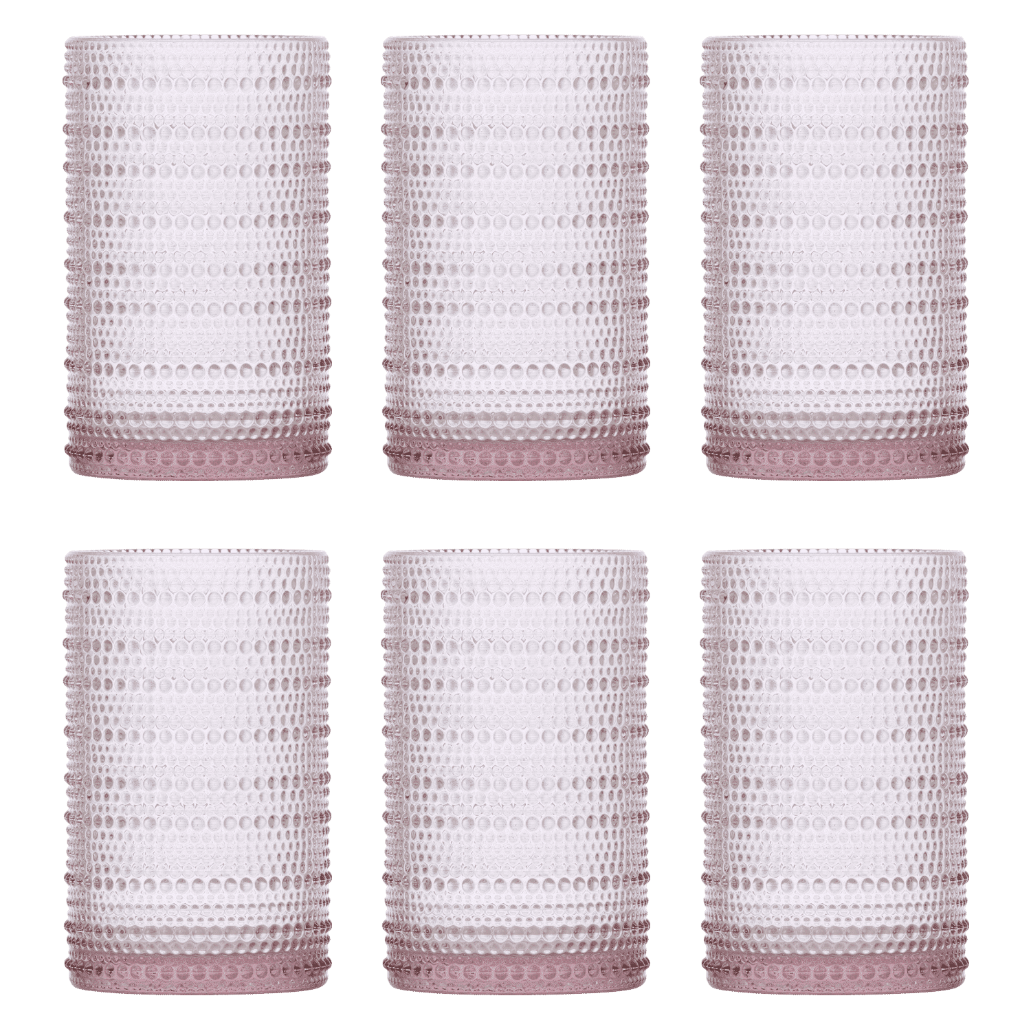 Fortessa Jupiter Longdrinkglas 35 cl Roze - 6 Stuks - Glazen.nl