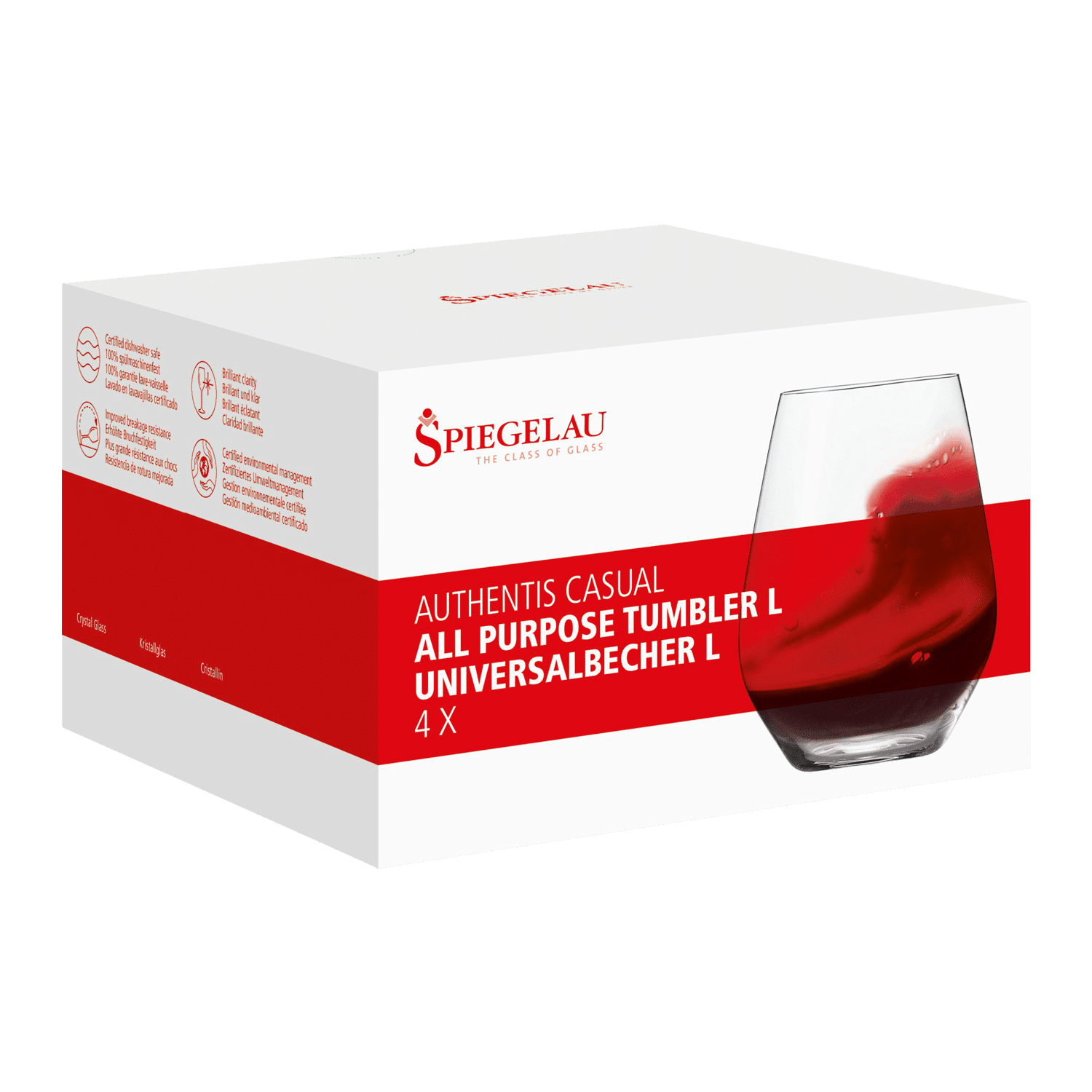 Spiegelau Authentis Casual Tumbler 46 Cl L - 12 Stuks - Glazen.nl