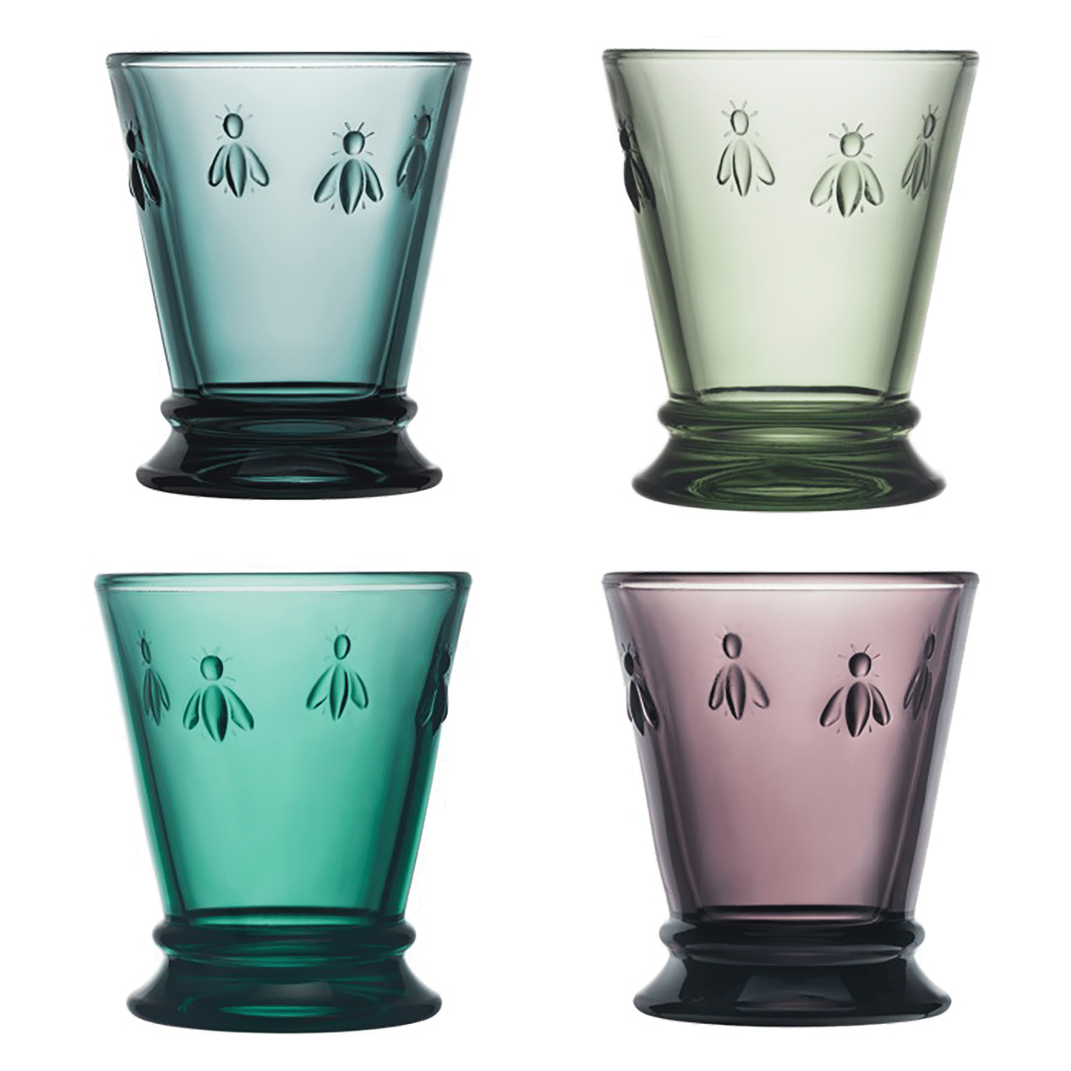 La Rochère Abeille Tumblers 26 cl Assorti - 4 Stuks - Glazen.nl