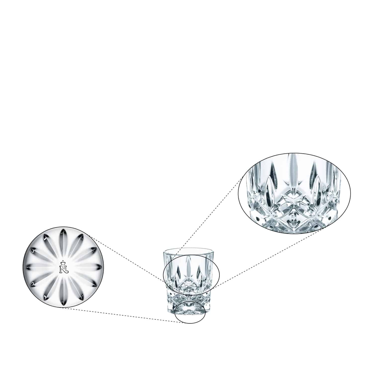 Nachtmann Noblesse Borrelgals 5,5 Cl - 12 Stuks - Glazen.nl