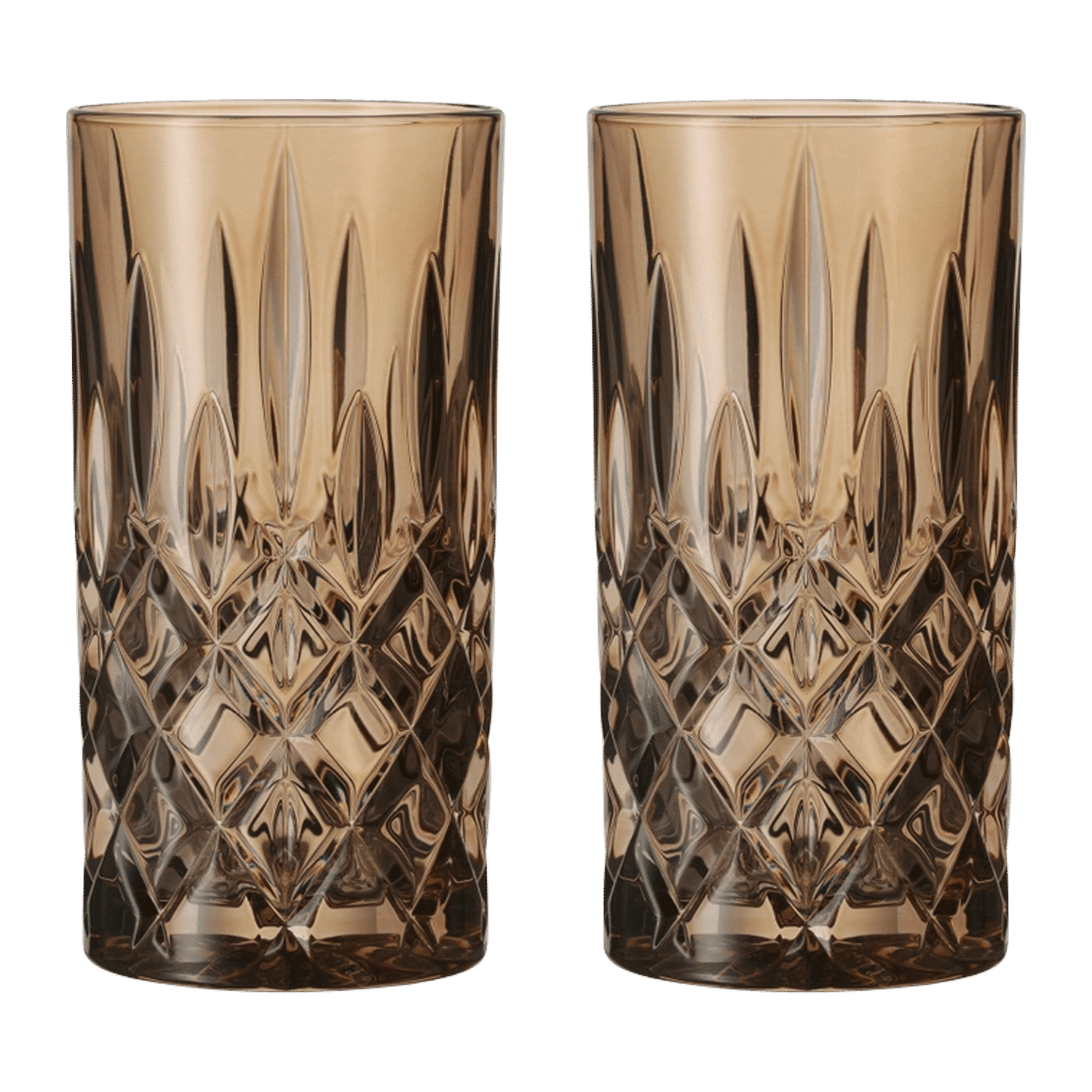 Nachtmann Noblesse Longdrinkglas 39,5 Cl Bruin - 2 Stuks - Glazen.nl