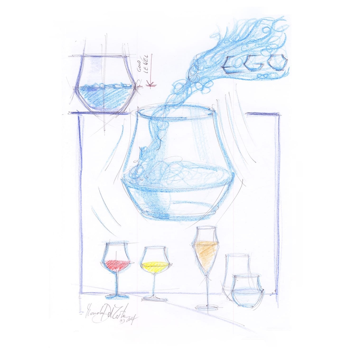 RCR Ego Wijnglas 43 Cl - 6 Stuks