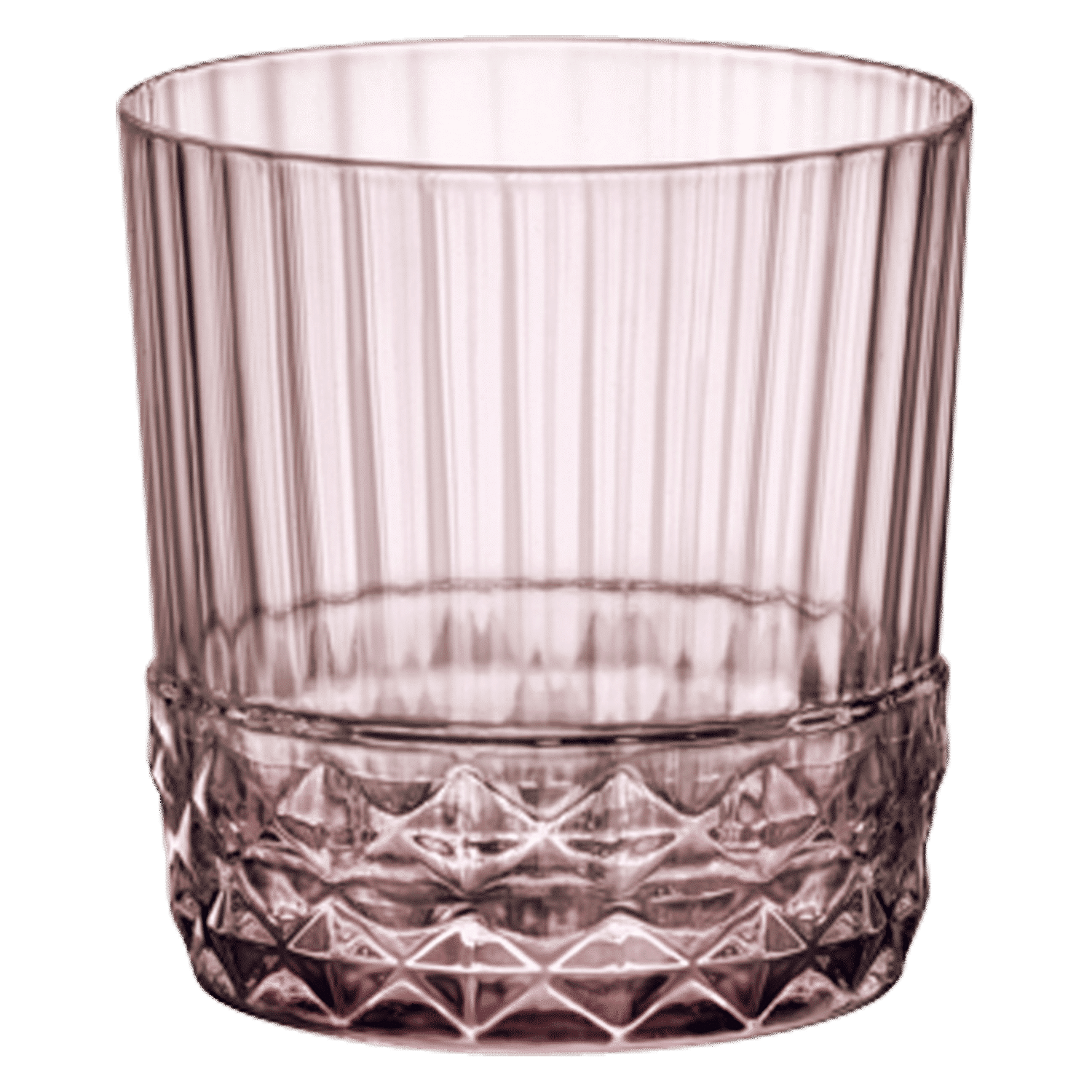 Bormioli Rocco America'20S Tumbler 37 Cl Roze - 6 Stuks - Glazen.nl