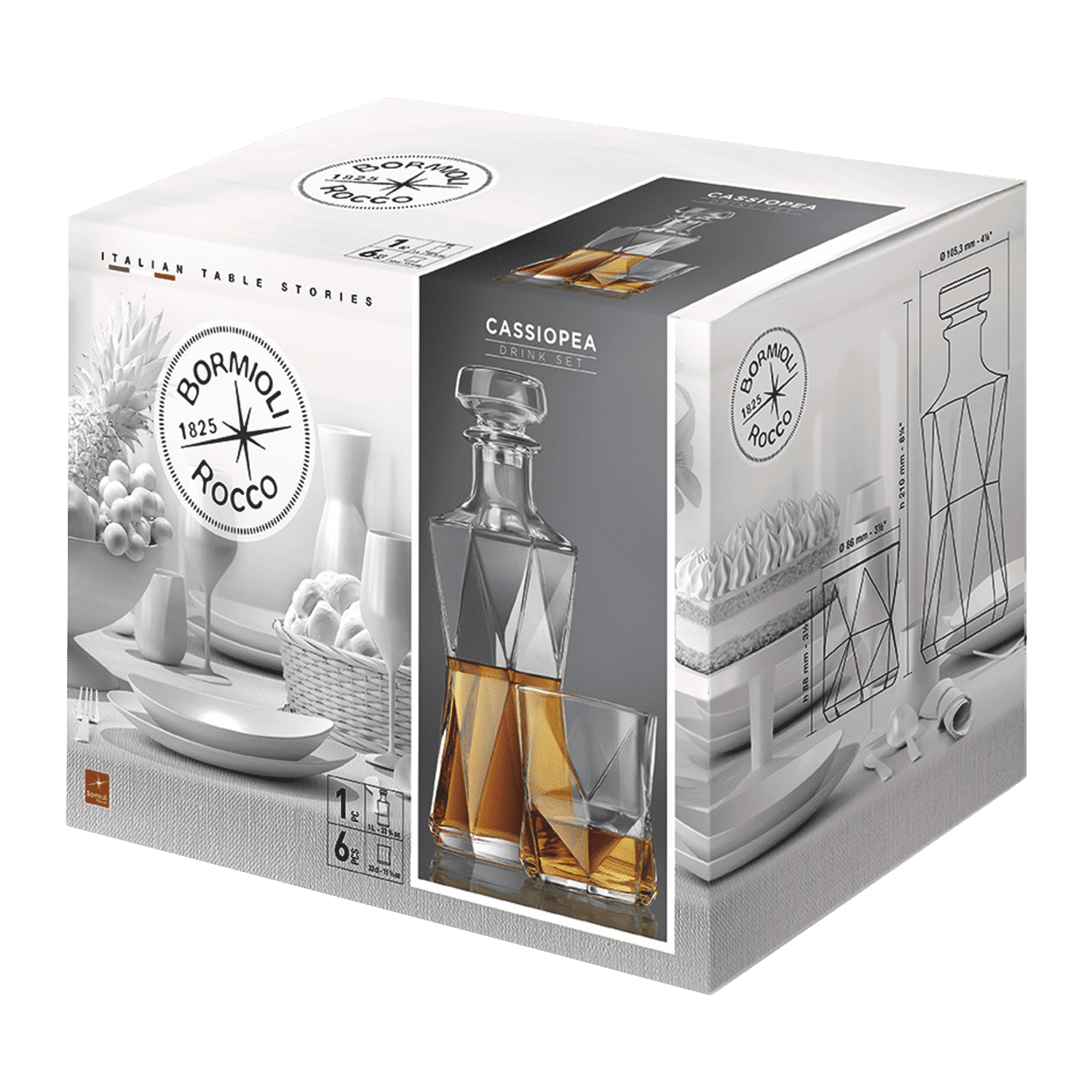Bormioli Rocco Cassiopea Glazenset - Glazen.nl