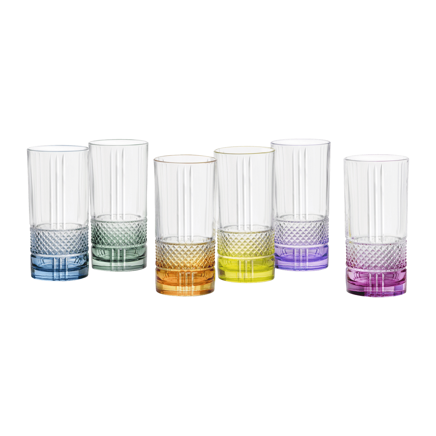 RCR Brillante Colour Longdrinkglas 37 Cl Kleur