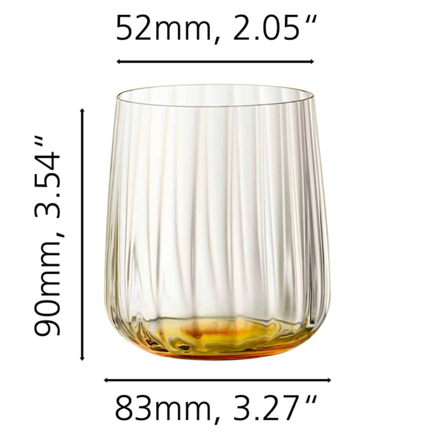 Spiegelau Lifestyle Tumbler 34 Cl Geel - 12 Stuks - Glazen.nl