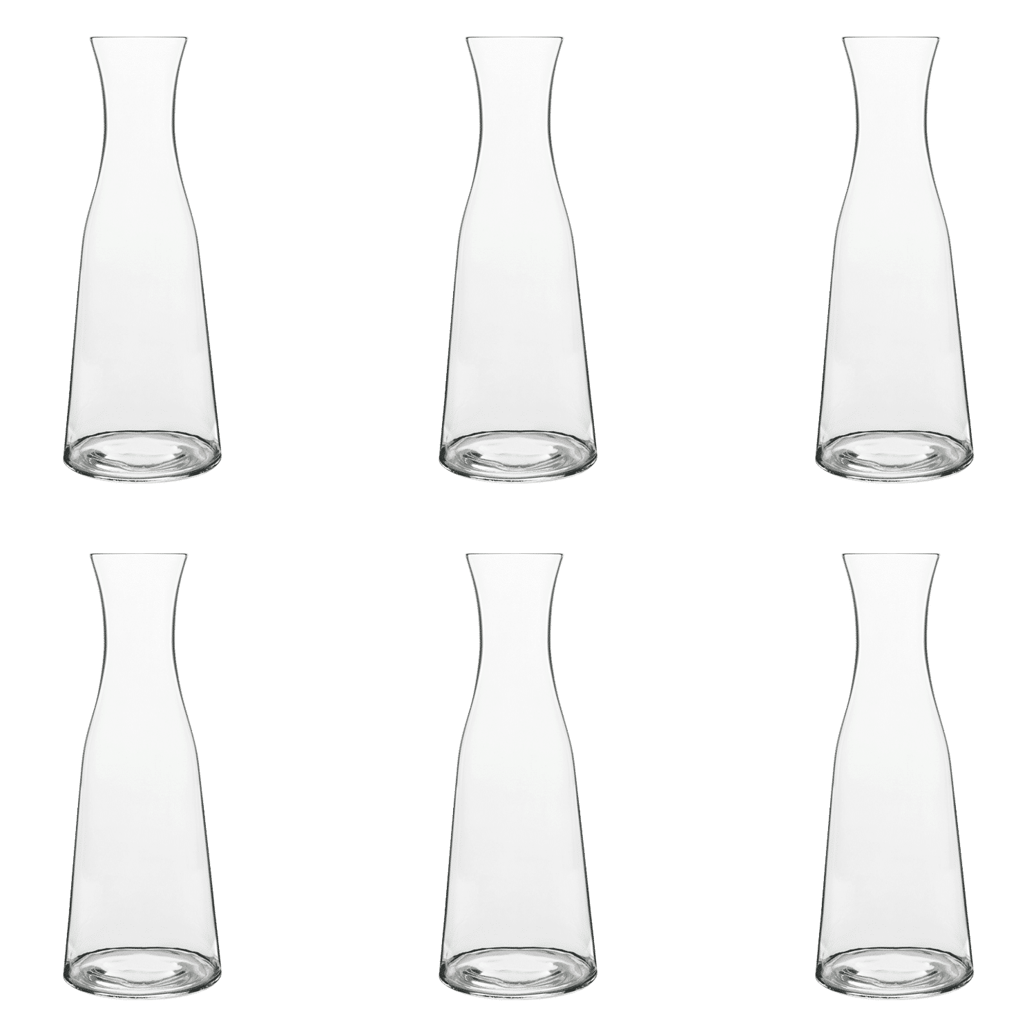 Luigi Bormioli Atelier Karaf 1 Liter - 6 Stuks - Glazen.nl