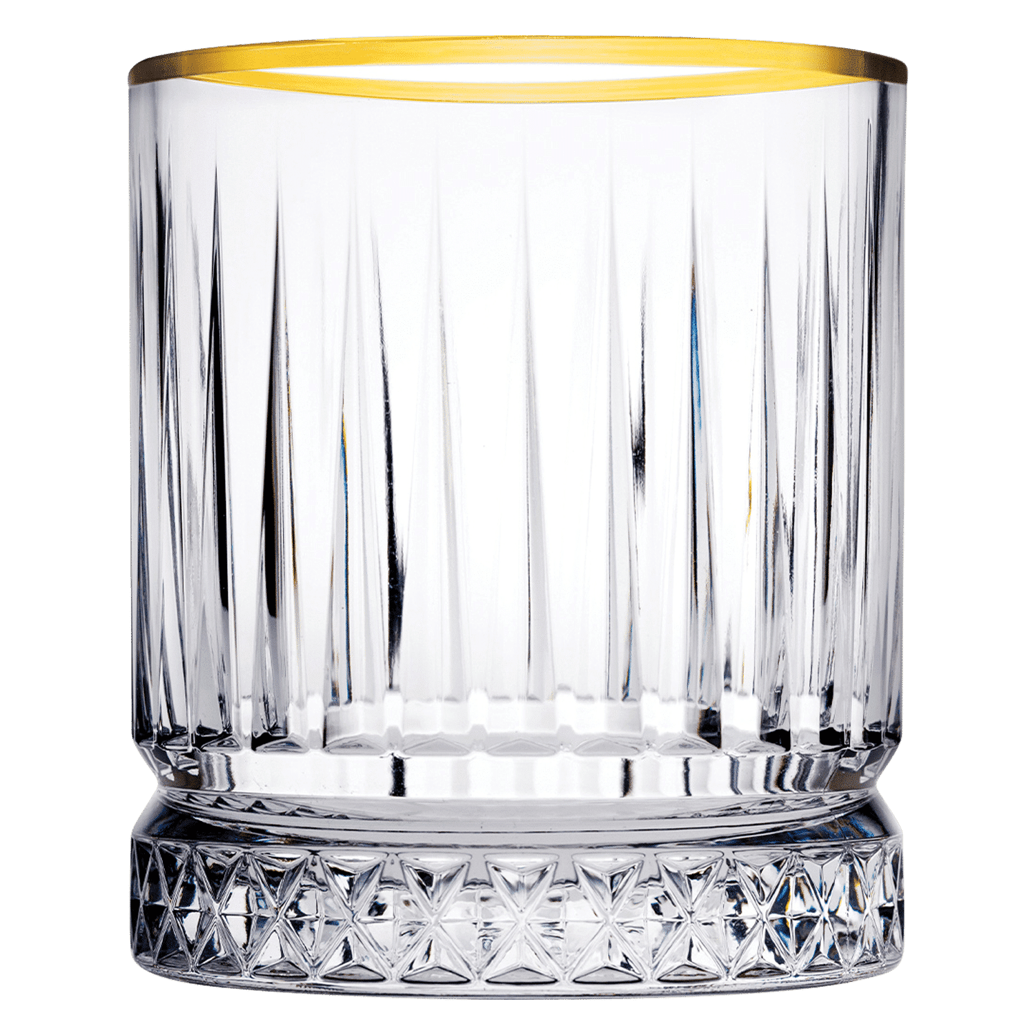 Pasabahce Elysia Tumbler 35,5 Cl Gouden Rand - 4 Stuks - Glazen.nl