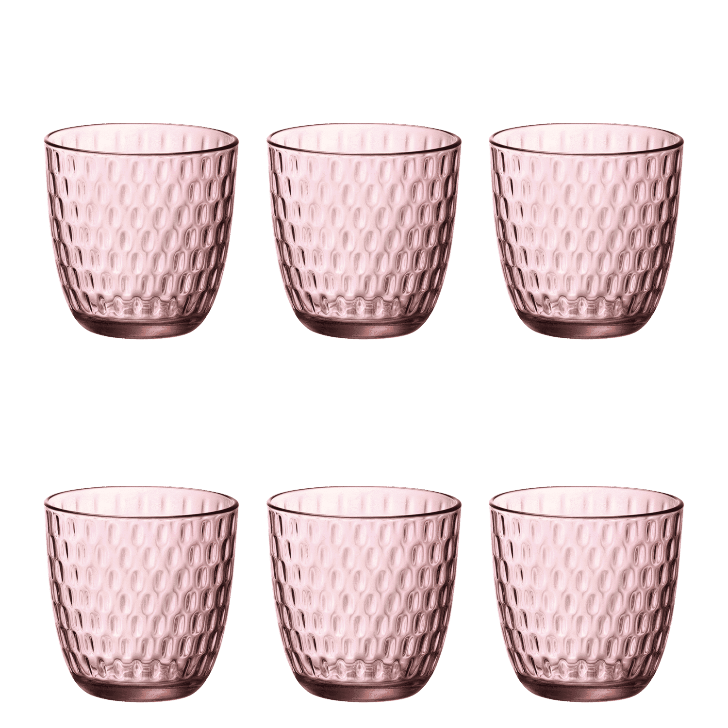 Bormioli Rocco Slot Tumbler 29 Cl Roze - 12 Stuks - Glazen.nl