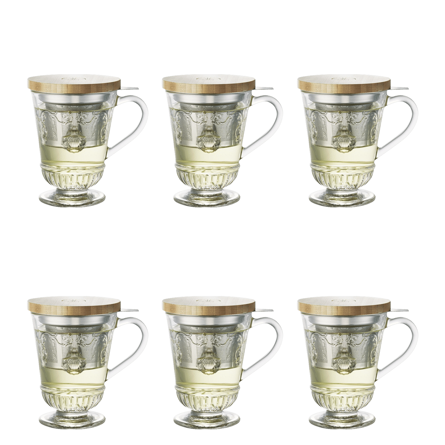 La Rochère Versailles Theeset 27,5 Cl 3 Dlg - Glazen.nl