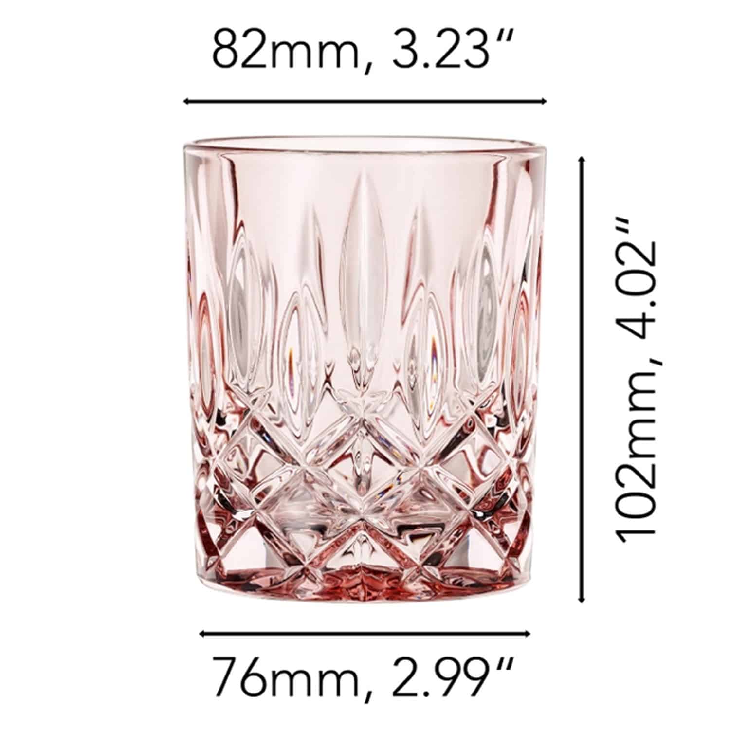 Nachtmann Noblesse Tumbler 29,5 Cl Roze - 2 Stuks - Glazen.nl