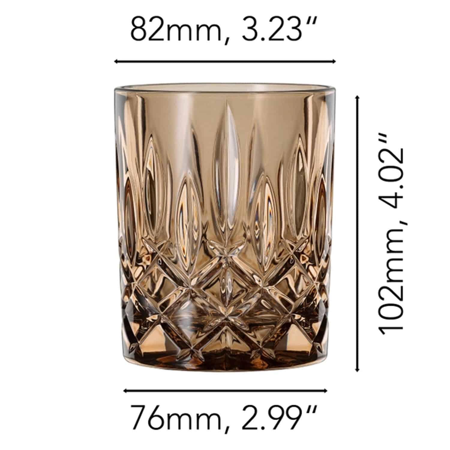Nachtmann Noblesse Tumbler 29,5 Cl Bruin - 2 Stuks - Glazen.nl