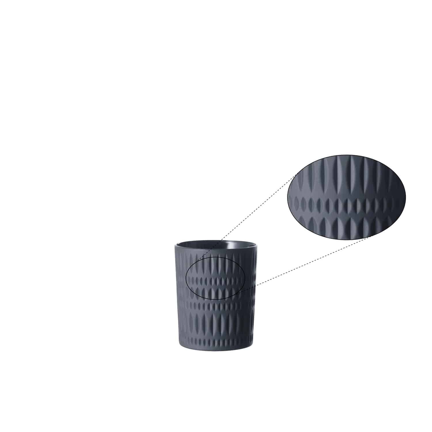 Nachtmann Ethno Tumbler 30,4 Cl Zwart - 12 Stuks - Glazen.nl