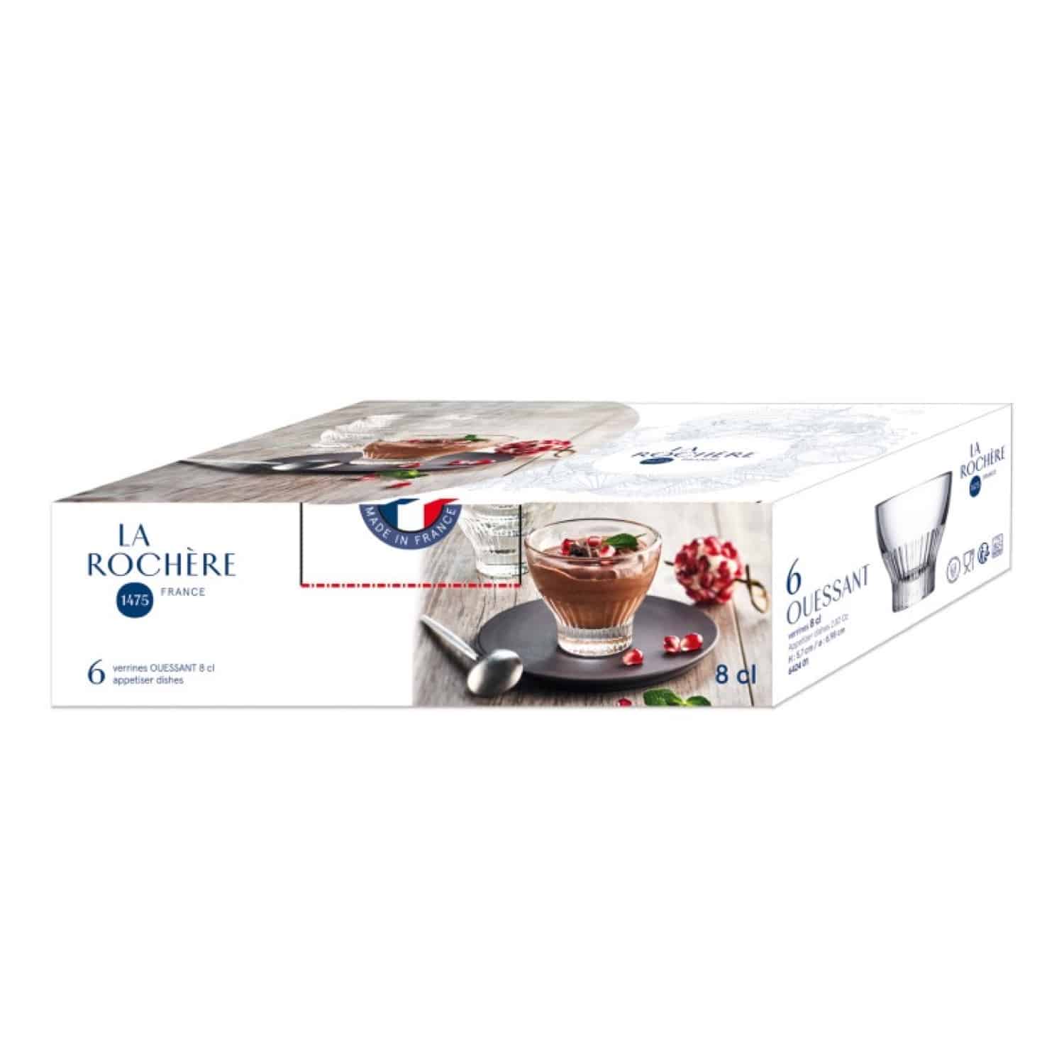 La Rochère Ouessant Amuse Schaal 8 Cl - 6 Stuks - Glazen.nl